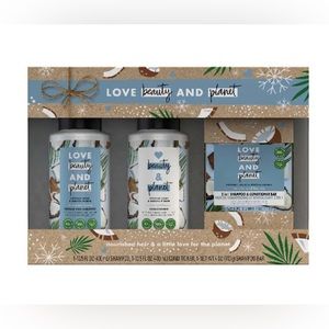 LOVE beauty, AND planet hair treatment set